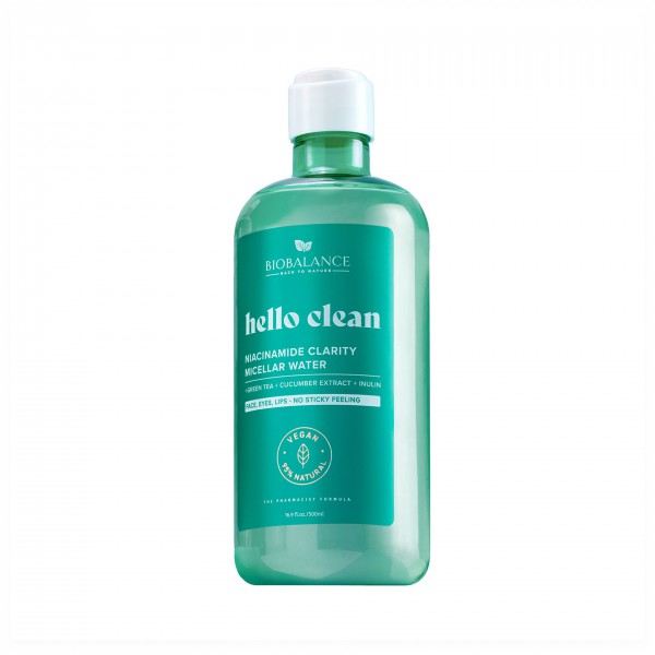 HELLO CLEAN NIACINAMIDE CLARITY MICELLAR WATER